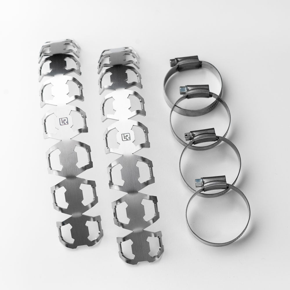 Exhaust Manifold Protection with all parts that will protect the motorcycle 