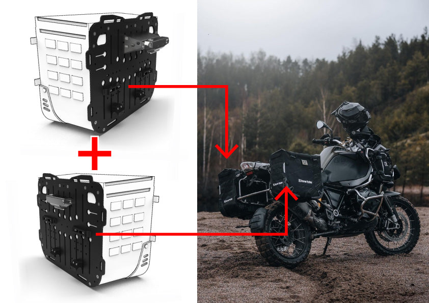 MotoBags Quick Release System