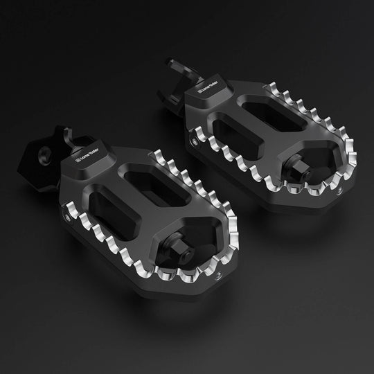 Image of two motorcycle foot pegs
