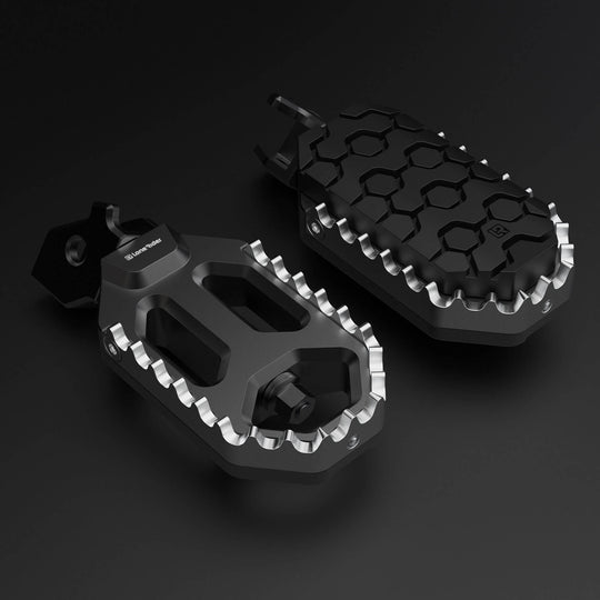 Image of two motorcycle foot pegs
