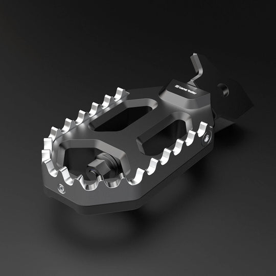 Image of two motorcycle foot pegs